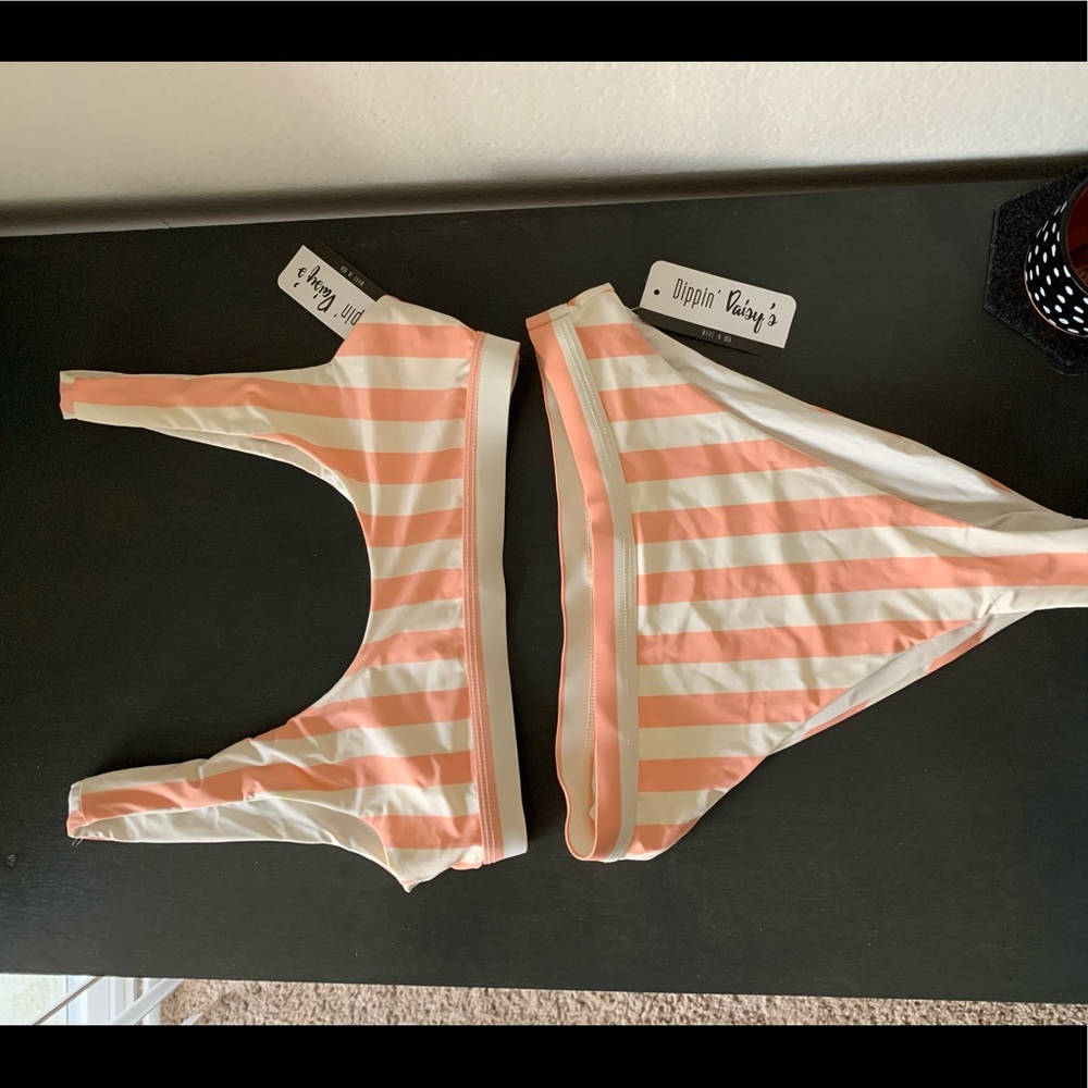 NWT Dippin’ Daisy’s high waisted bikini set